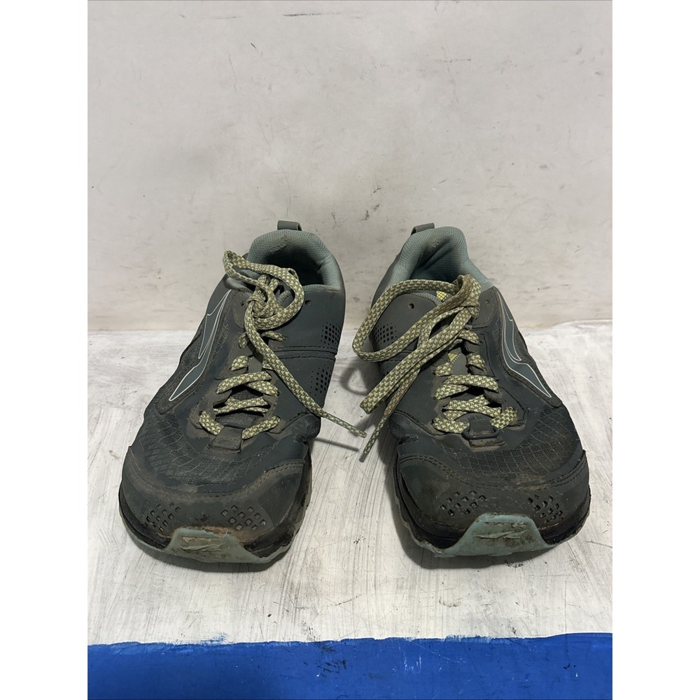 Altra Lone Peak 5 Womens Size 6.5 Gray Green Blue Trail Running AL0A4VR7327
